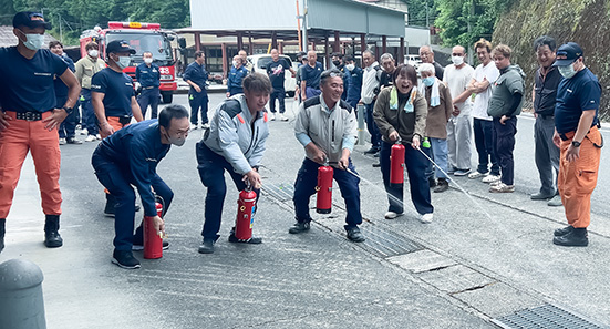 高知県の総合建設業　株式会社 高橋組｜従業員募集　採用情報　消化訓練