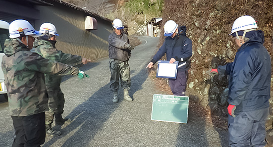 高知県の総合建設業　株式会社 高橋組｜従業員募集　採用情報　危険予知活動